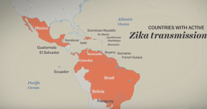 zika virus countries affected